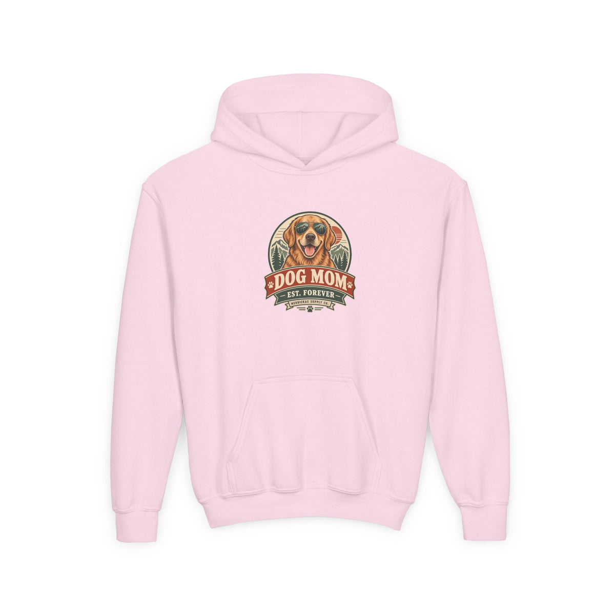 Dog Mom Est. Forever Youth Hoodie