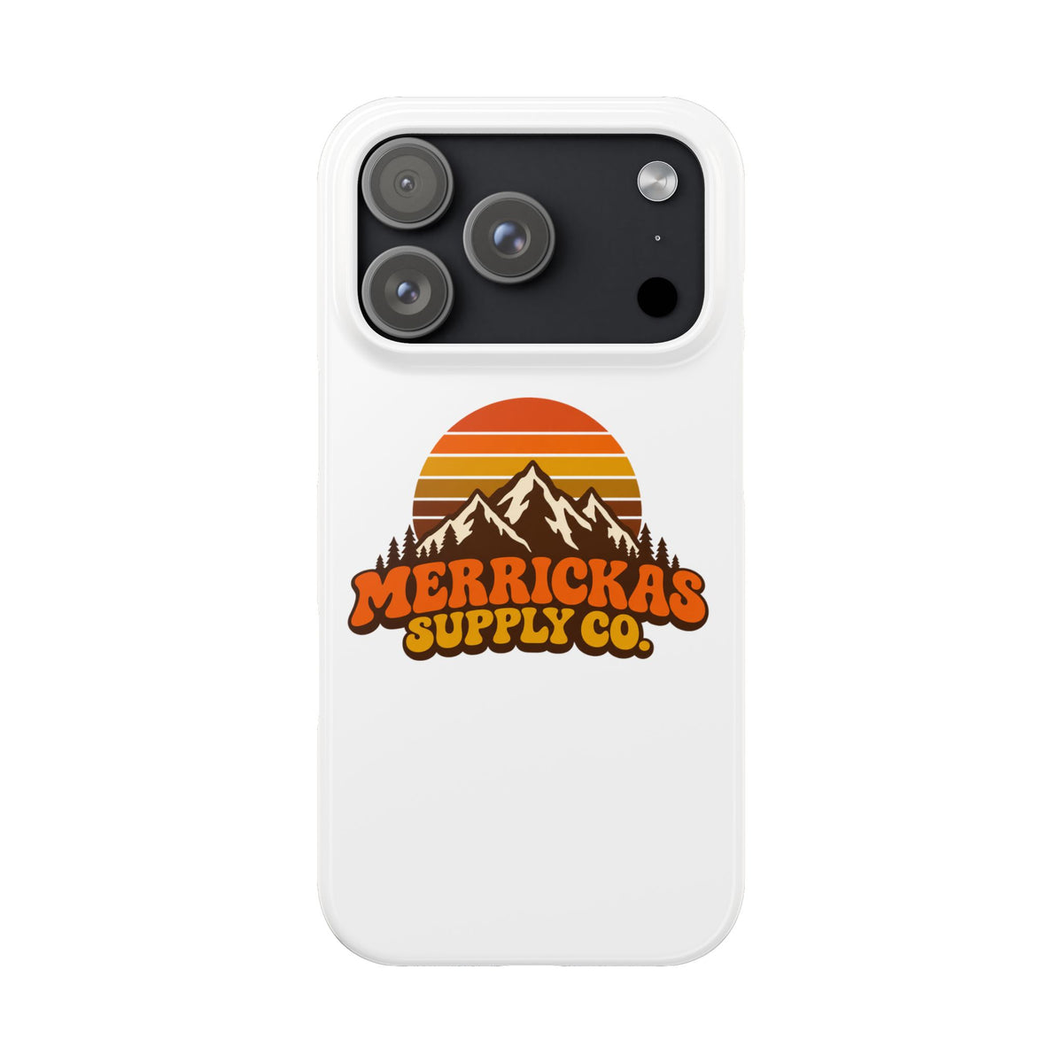 Merrickas Retro Sunset Mountain Phone Case