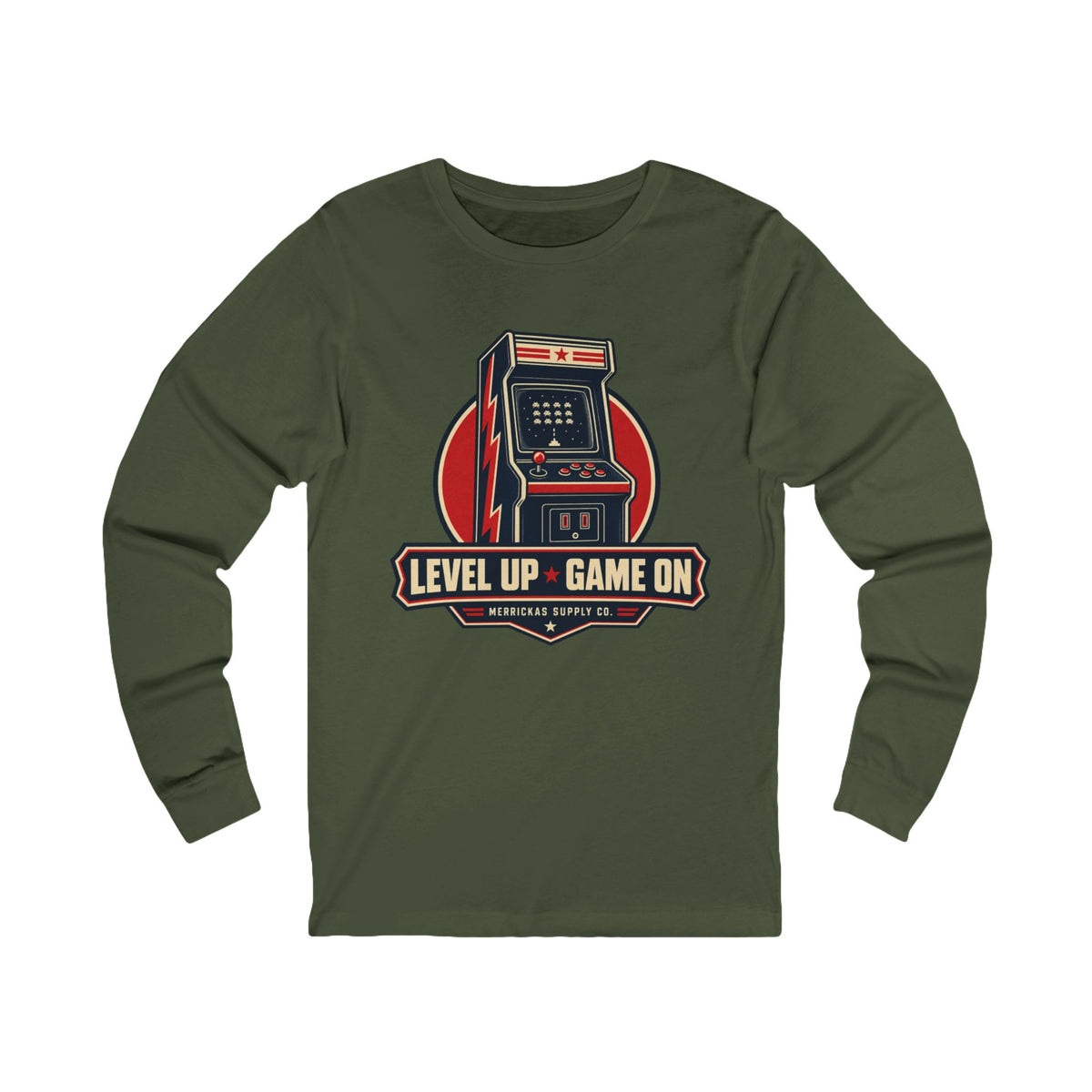 Level Up Game On Long Sleeve Tee