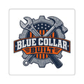 Blue Collar Built Sticker