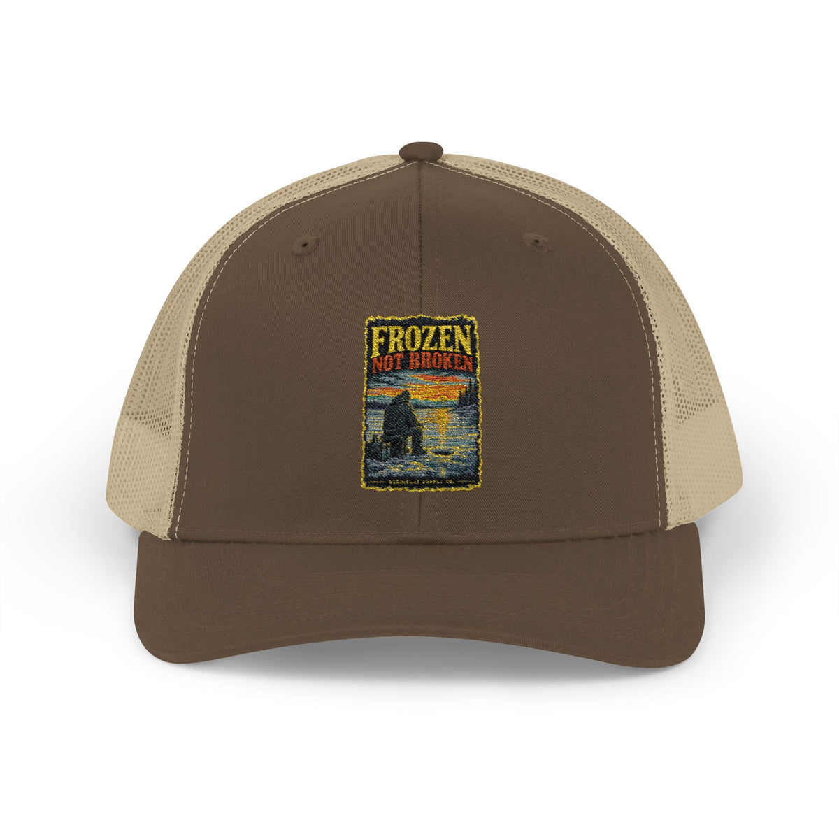 Frozen Not Broken Snapback Trucker Cap
