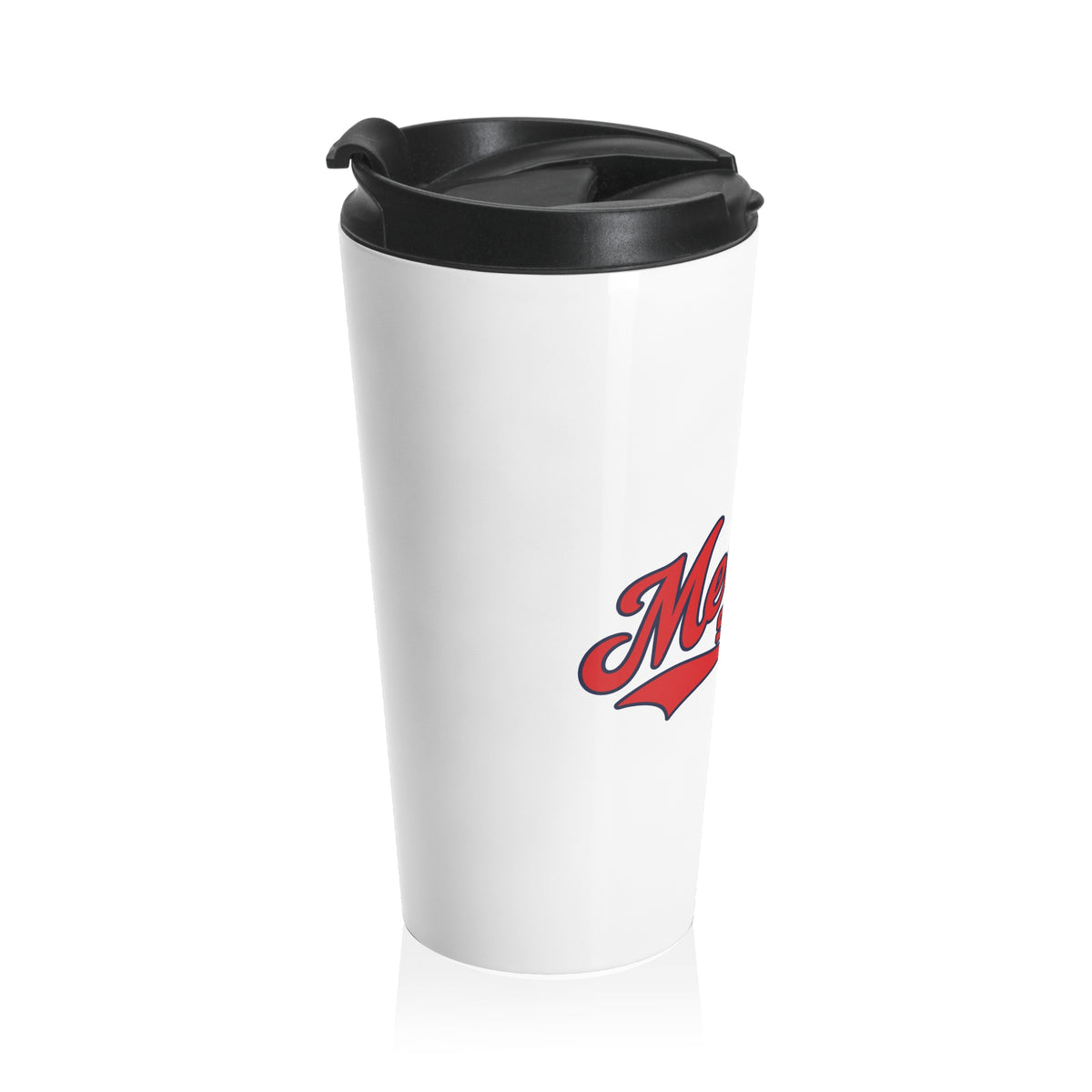 Merrickas Classic Script Travel Mug