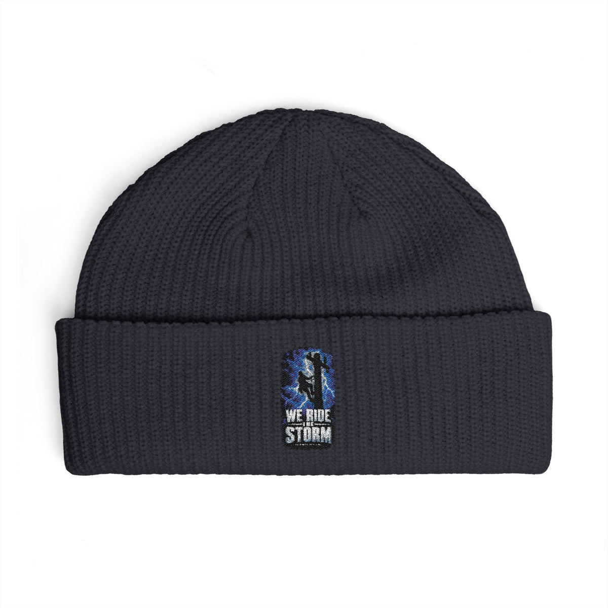 We Ride The Storm Cuff Beanie