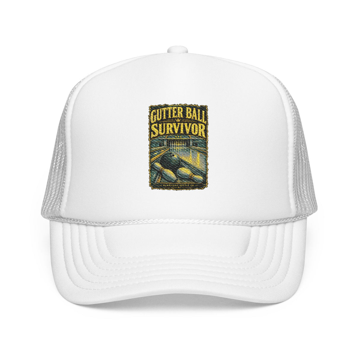 Gutter Ball Survivor Foam Trucker Hat