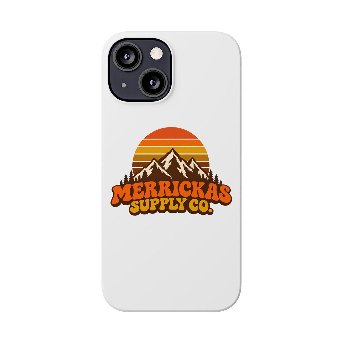 Merrickas Retro Sunset Mountain Phone Case