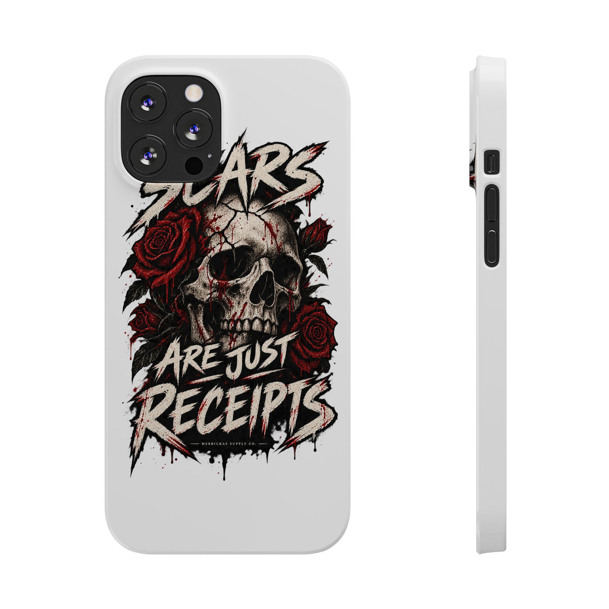 Scars Are Just Receipts Phone Case