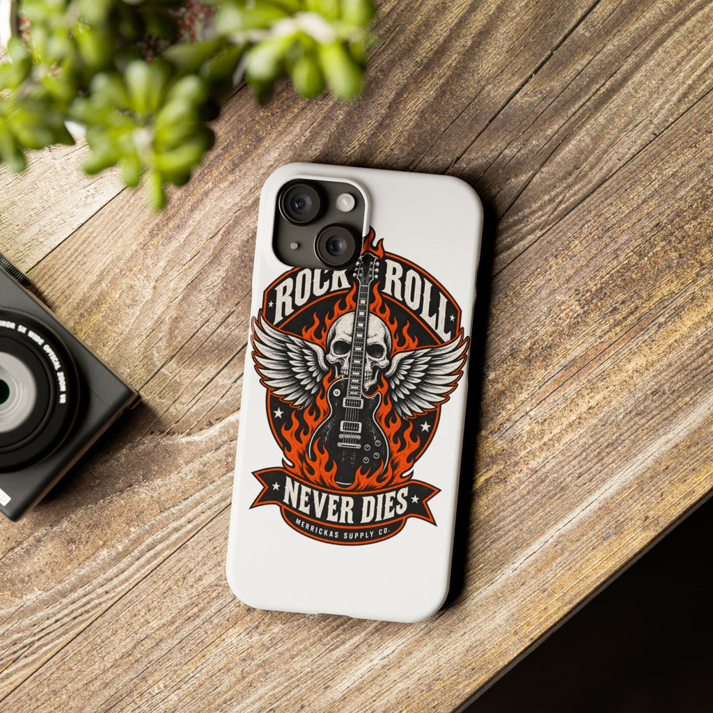 Rock N Roll Never Dies Phone Case