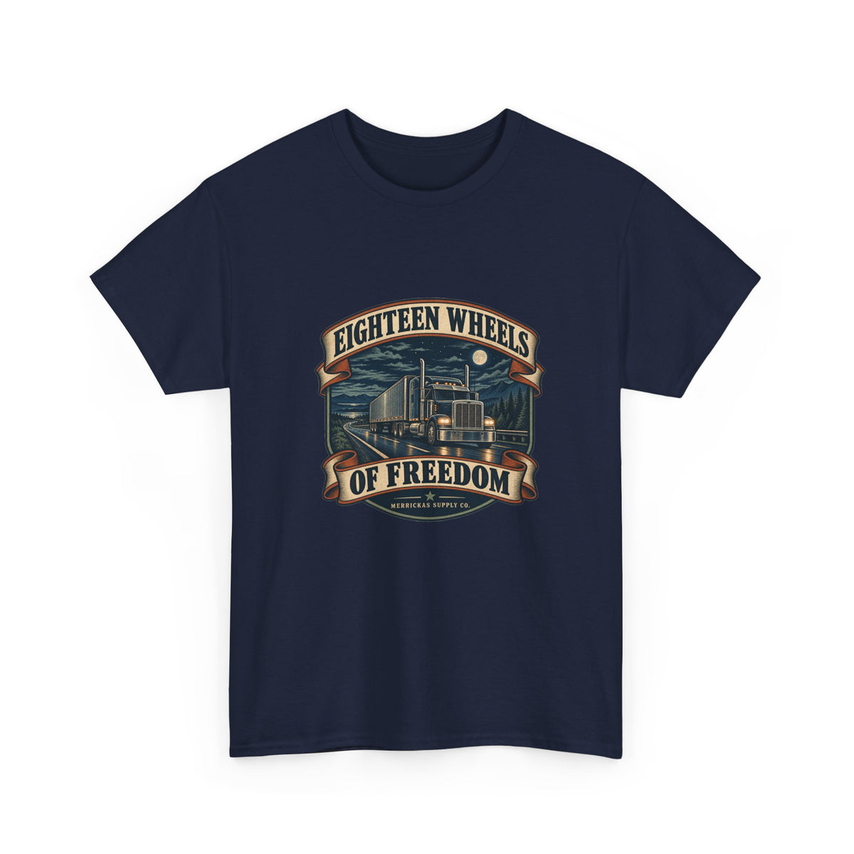 Eighteen Wheels Of Freedom Classic Tee
