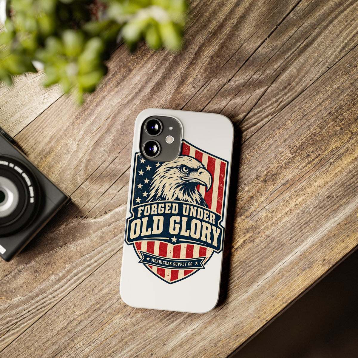 Forged Under Old Glory Phone Case