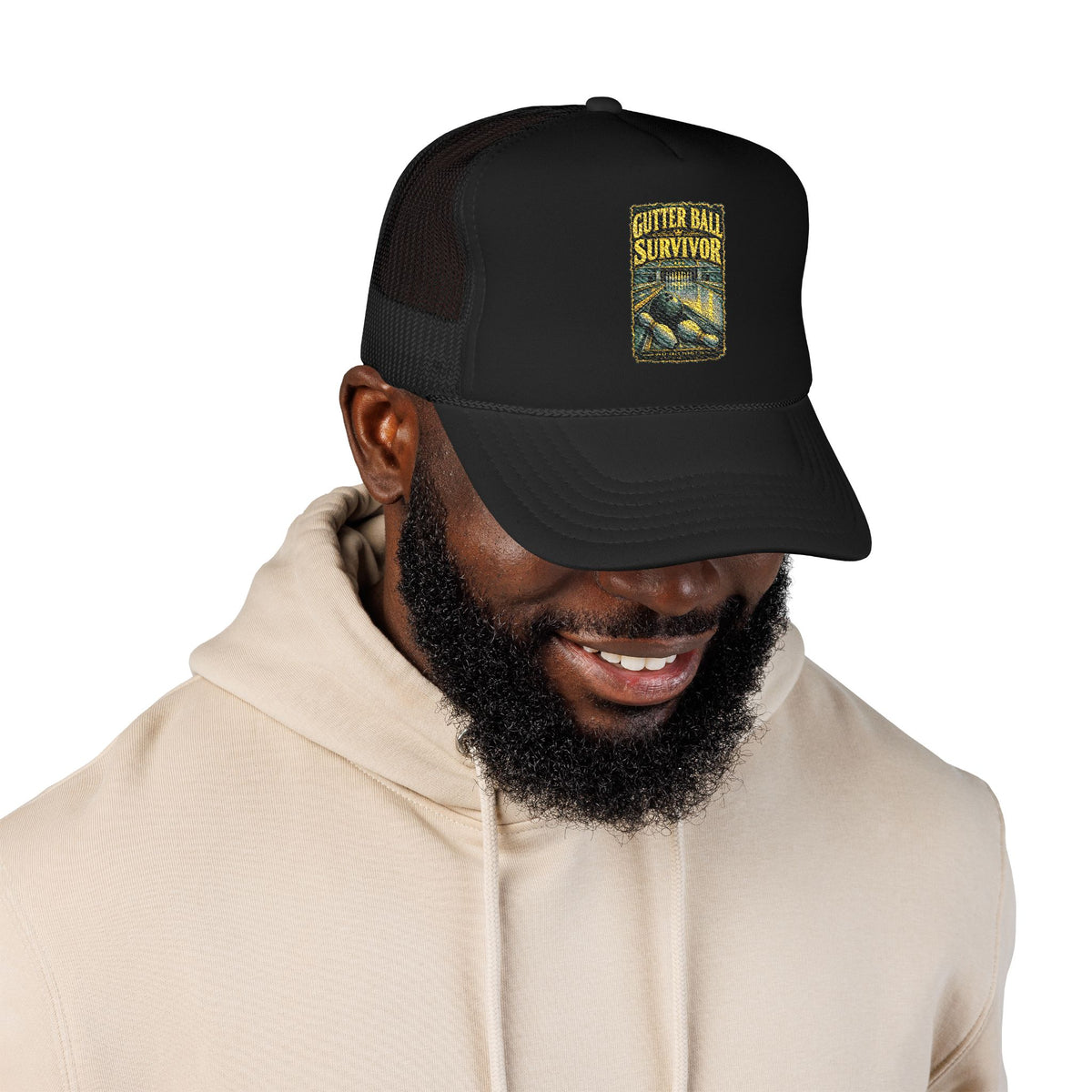 Gutter Ball Survivor Foam Trucker Hat