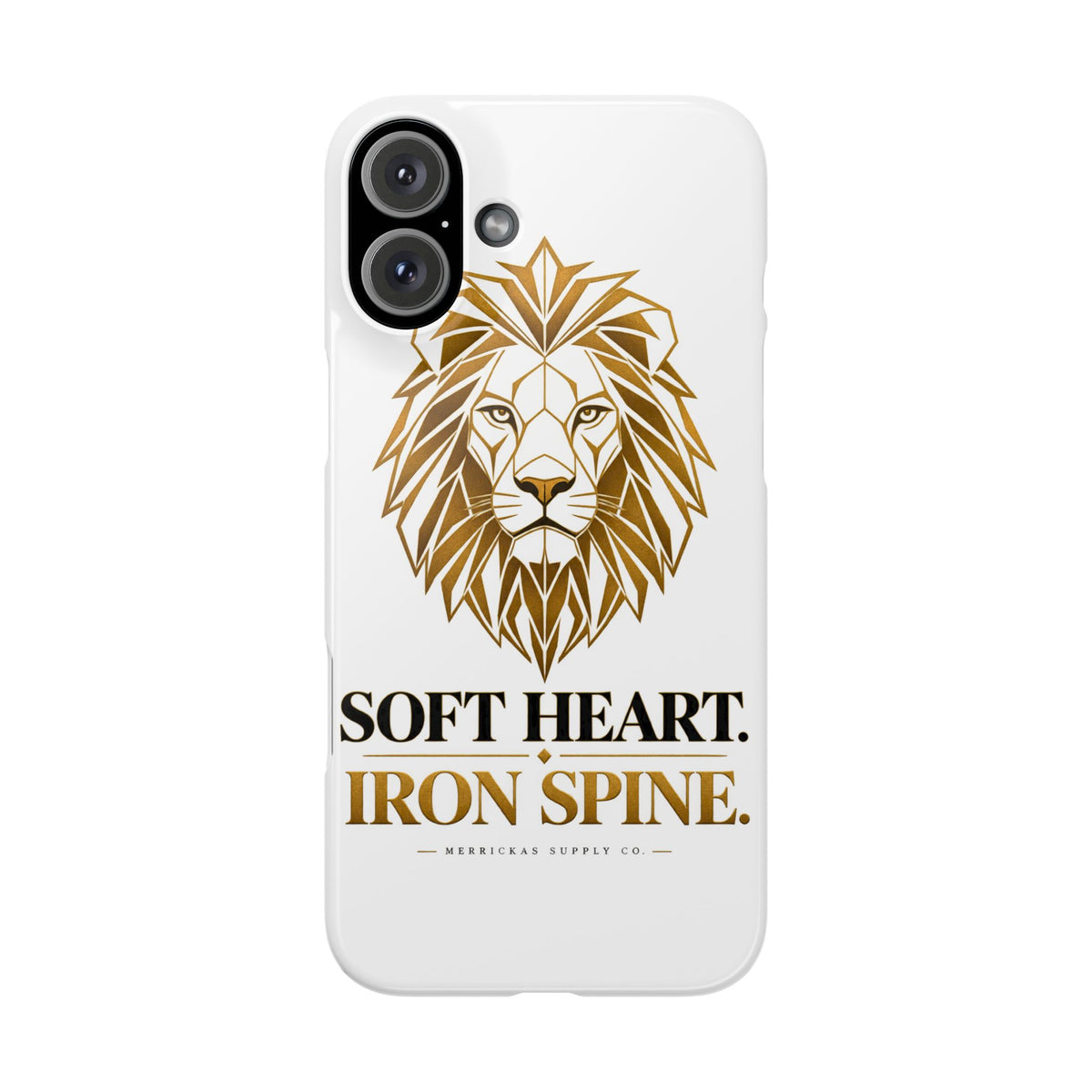 Soft Heart Iron Spine Phone Case