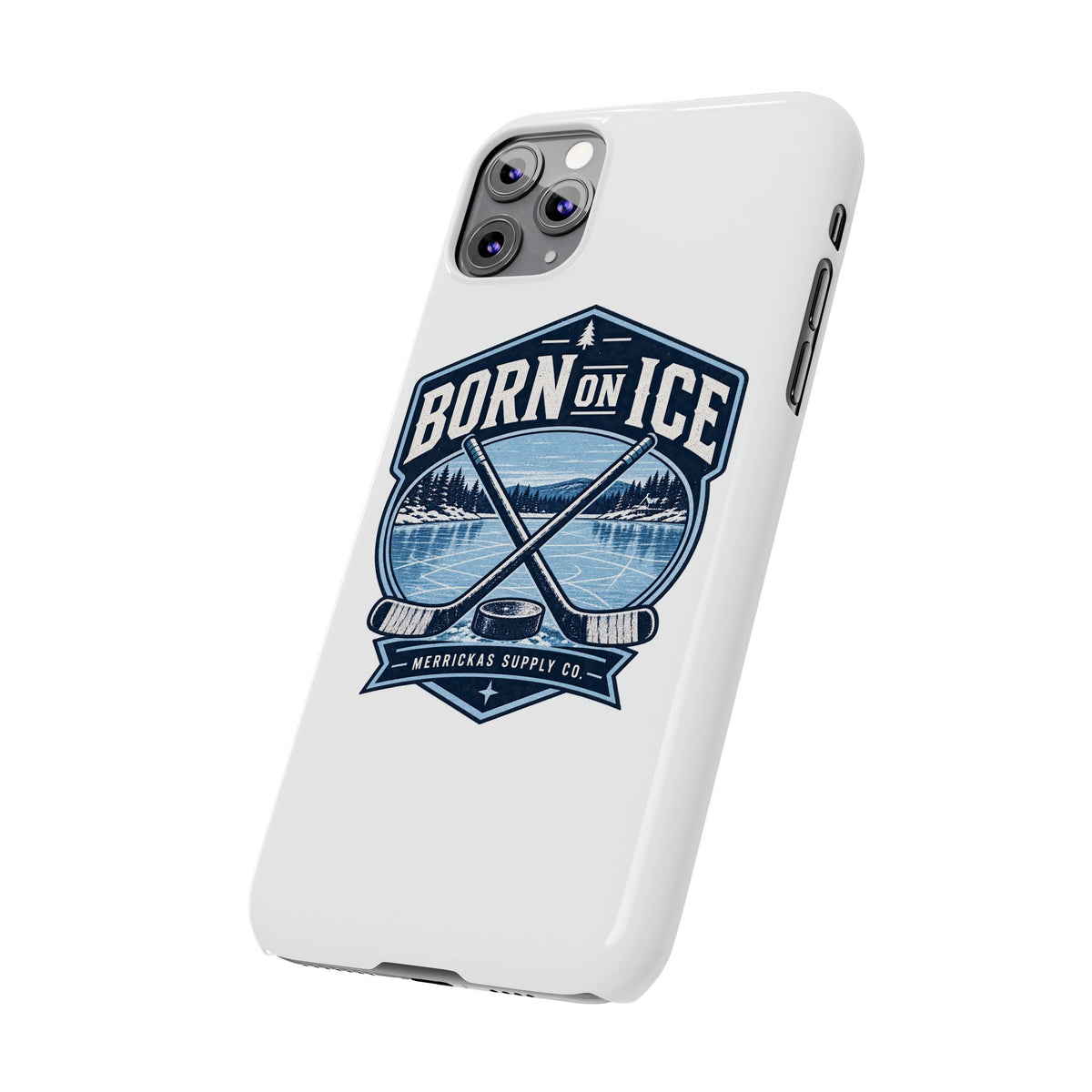 Born On Ice Phone Case