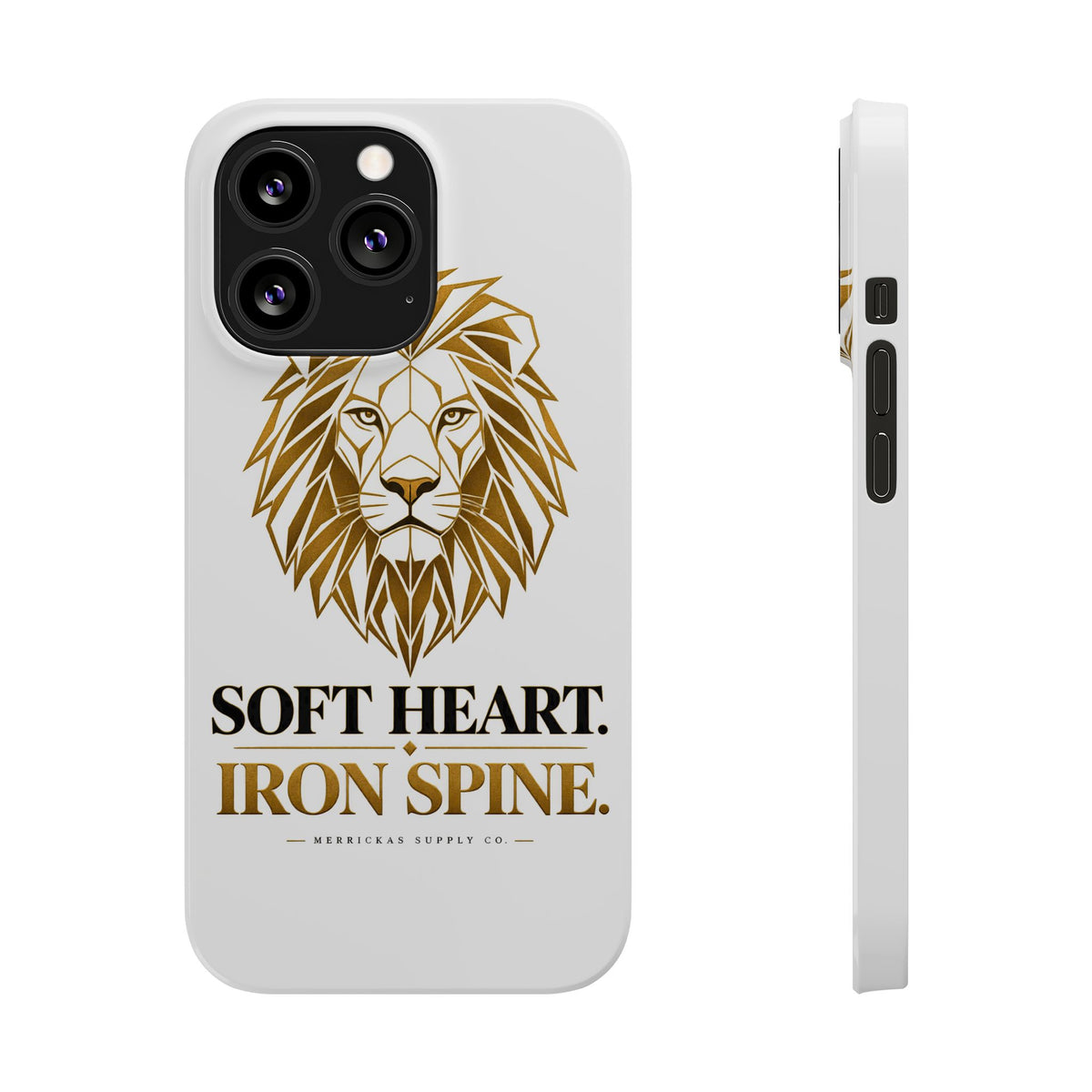 Soft Heart Iron Spine Phone Case