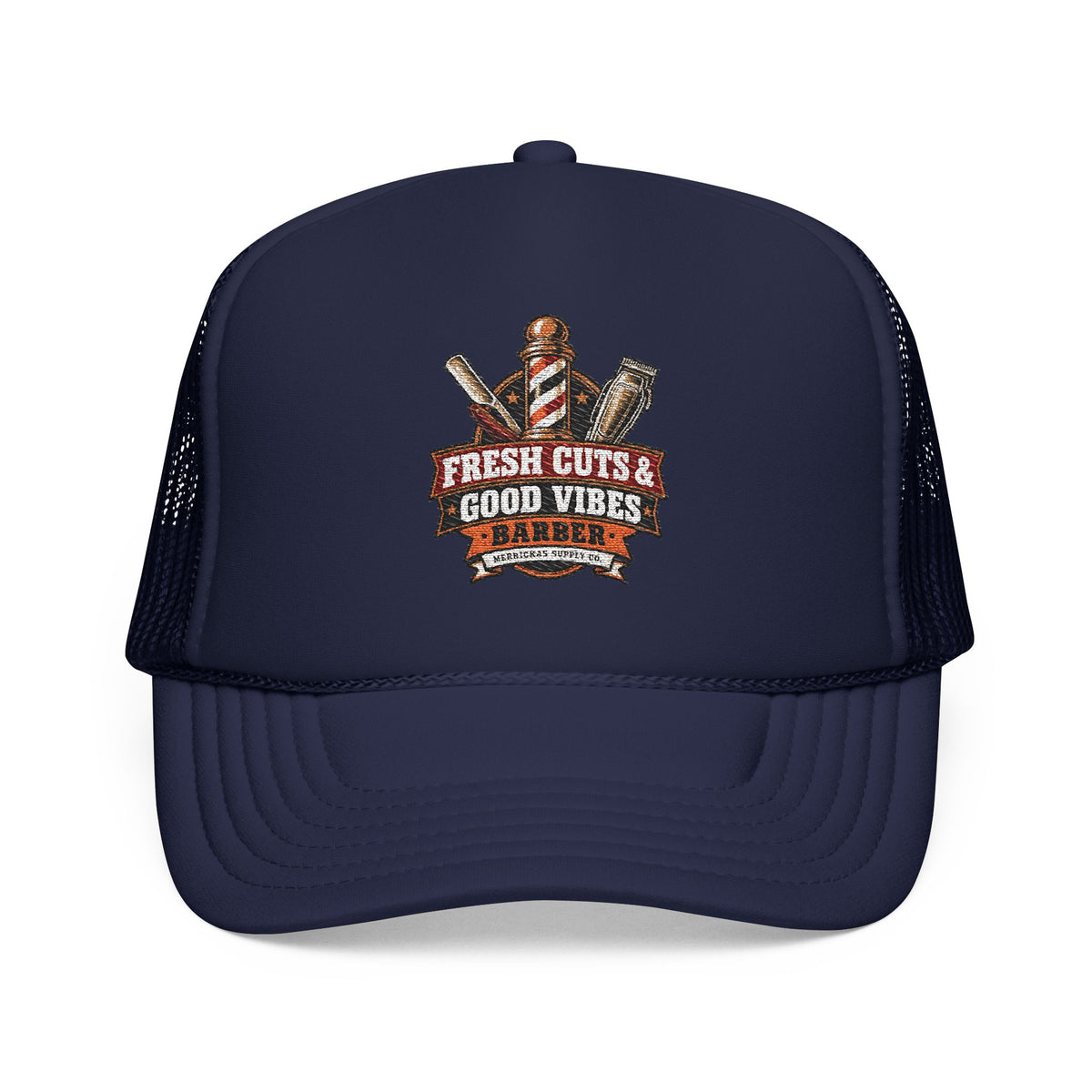 Fresh Cuts & Good Vibes Foam Trucker Hat