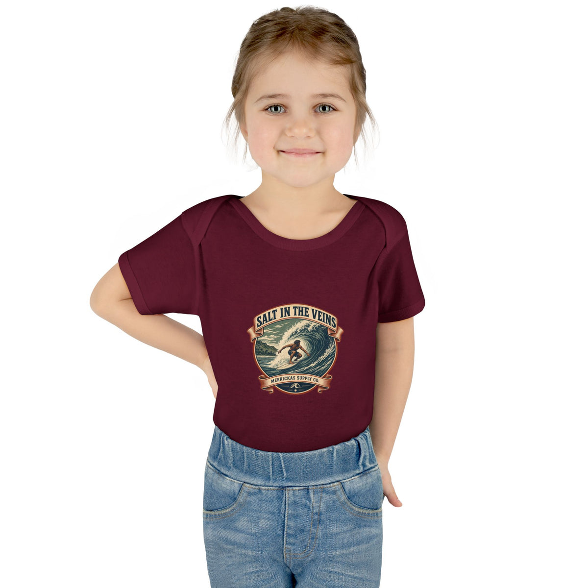 Salt In The Veins Baby Onesie