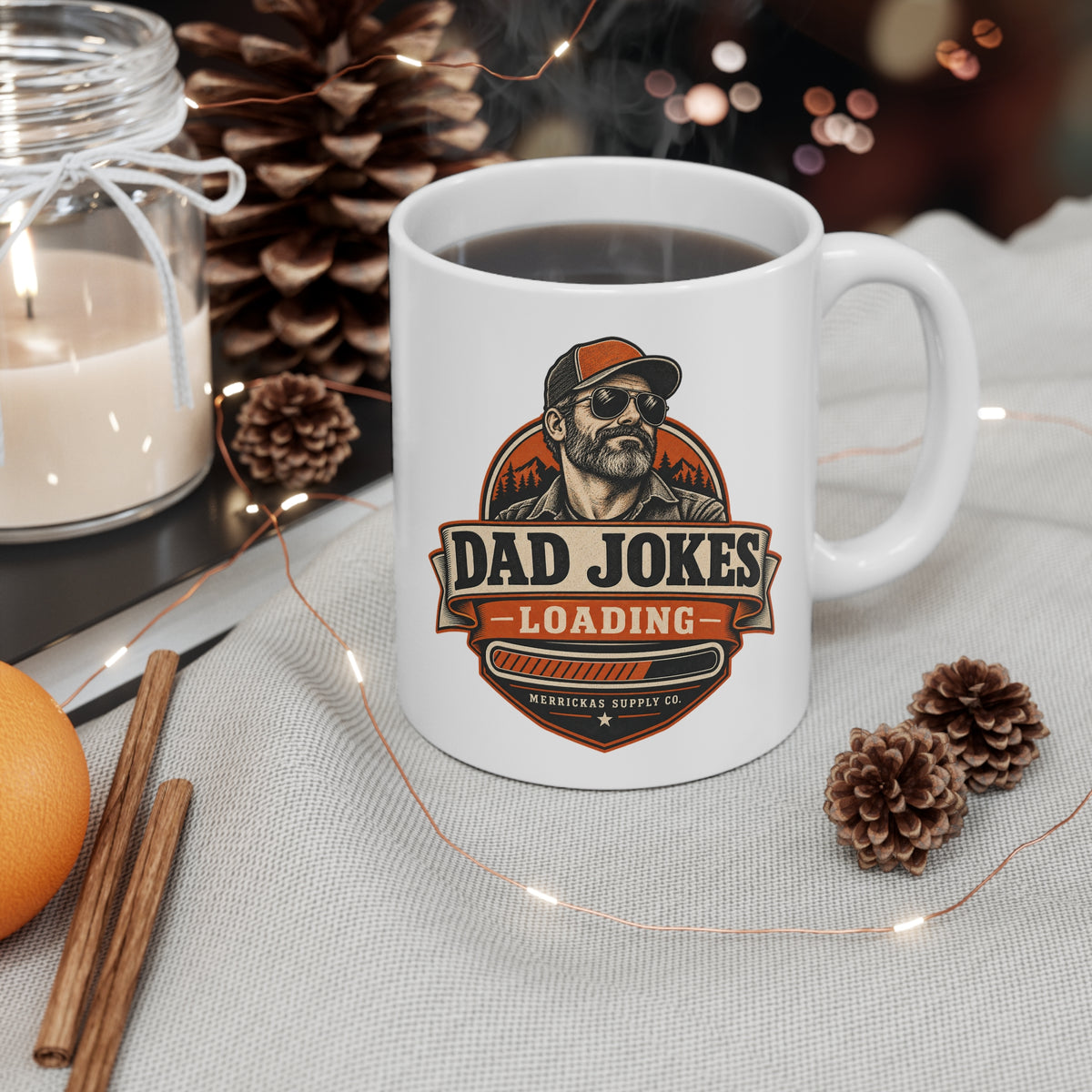 Dad Jokes Loading Coffee Mug 11oz