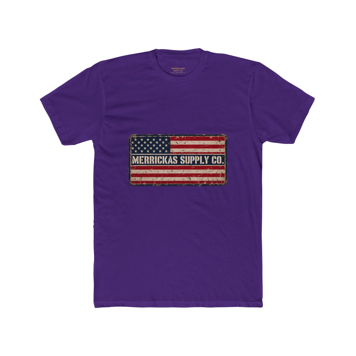 Merrickas American Flag Patch T-Shirt
