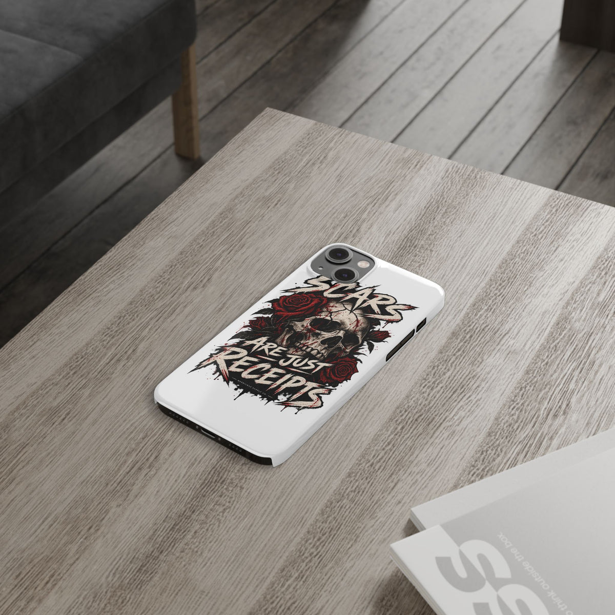 Scars Are Just Receipts Phone Case