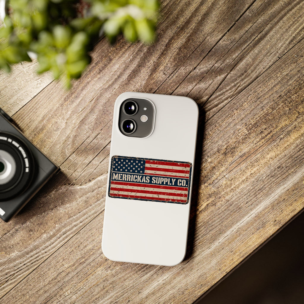 Merrickas American Flag Patch Phone Case