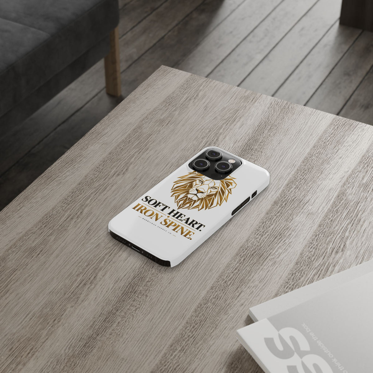Soft Heart Iron Spine Phone Case