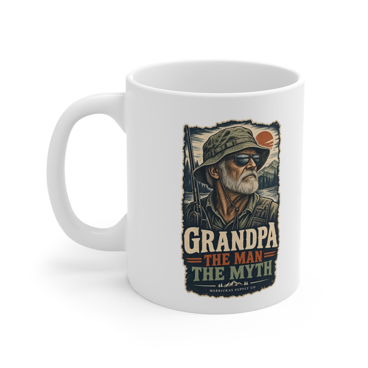 Grandpa The Man The Myth Coffee Mug 11oz