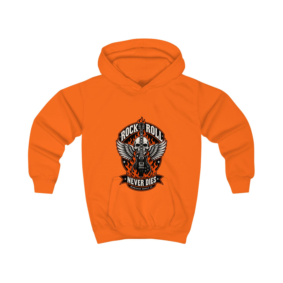 Rock N Roll Never Dies Kids' Hoodie