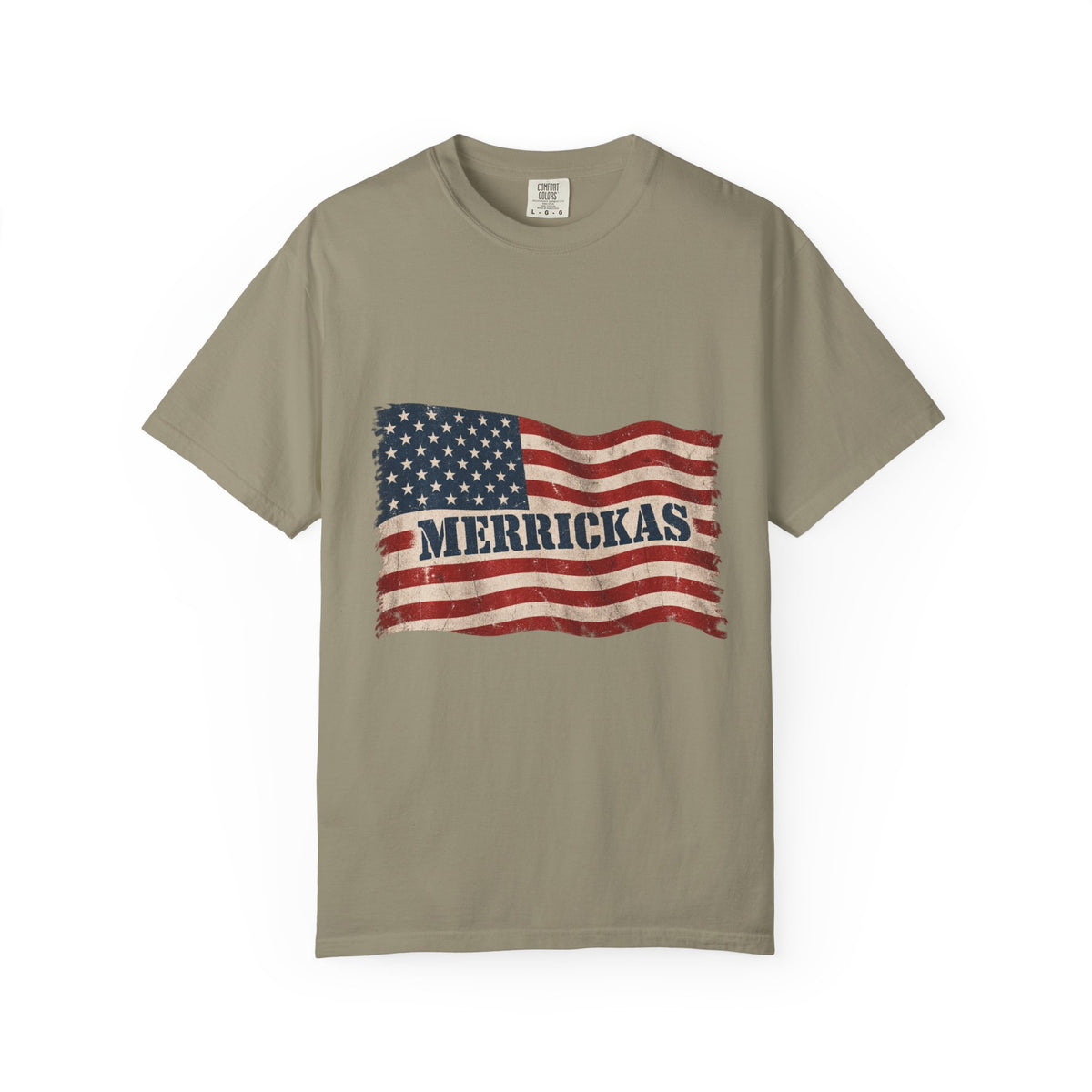 Merrickas Flag Garment-Dyed Tee