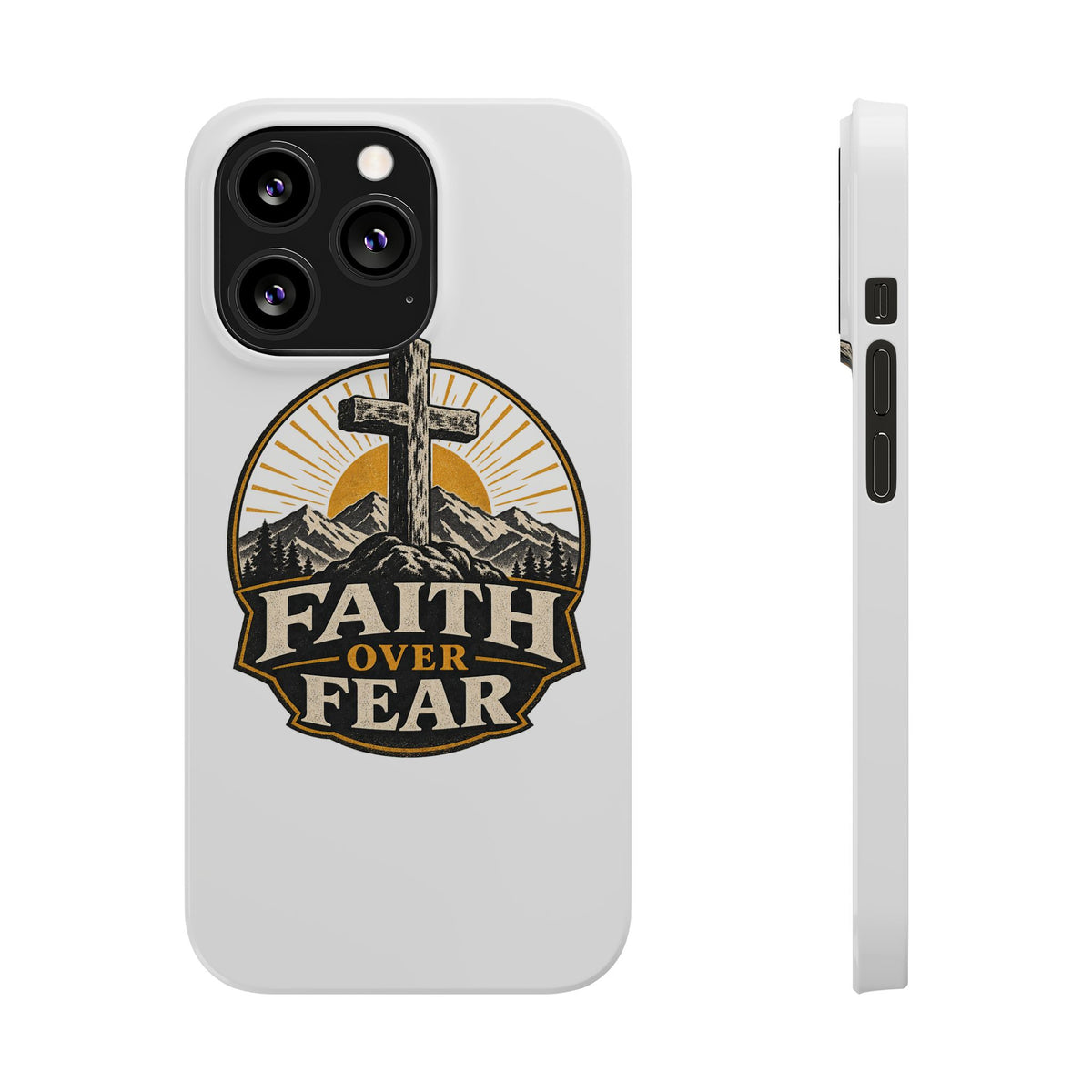 Faith Over Fear Phone Case