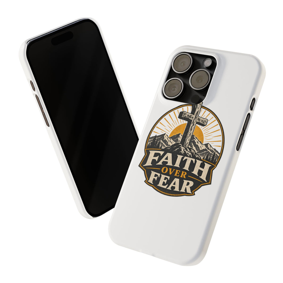 Faith Over Fear Phone Case