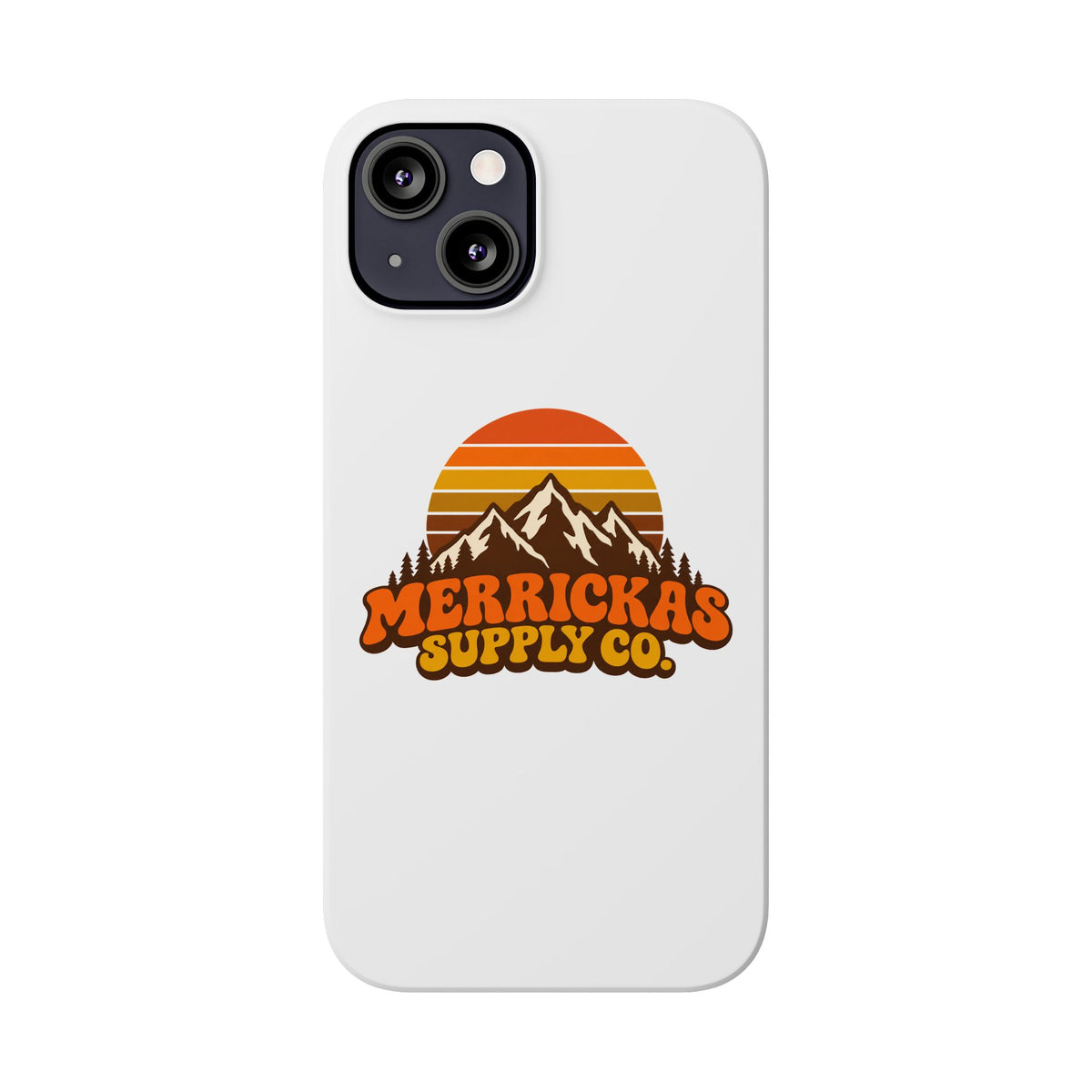 Merrickas Retro Sunset Mountain Phone Case