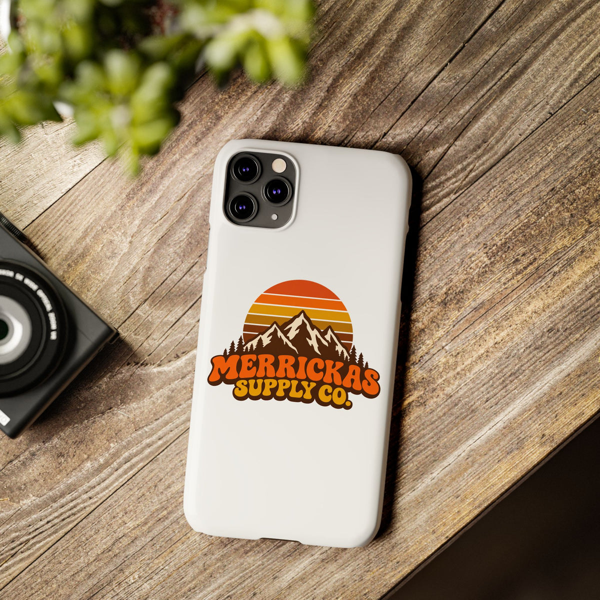 Merrickas Retro Sunset Mountain Phone Case