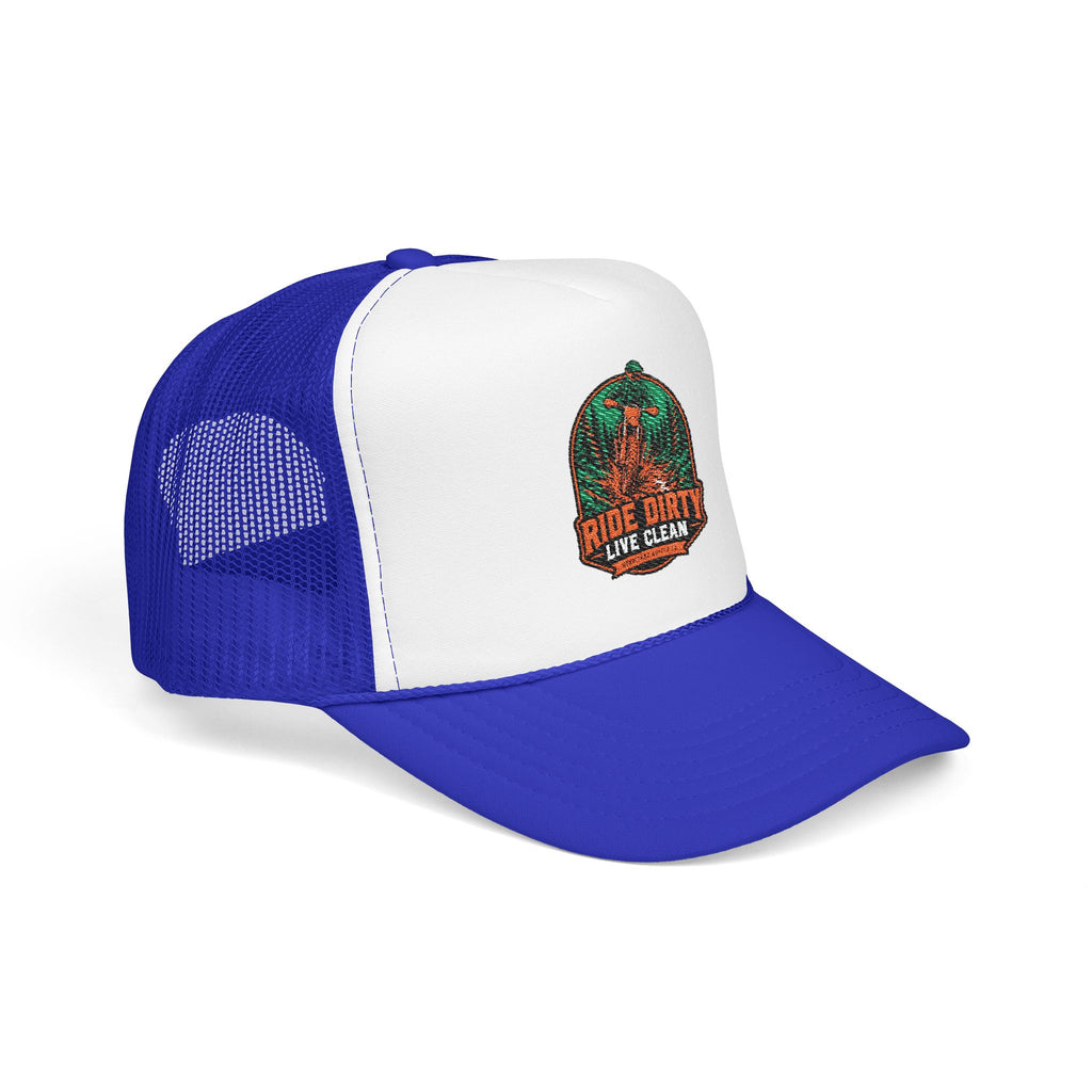 Ride Dirty Live Clean Foam Trucker Hat
