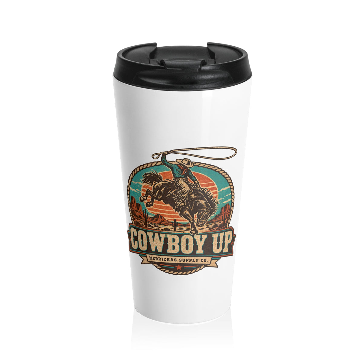 Cowboy Up Travel Mug