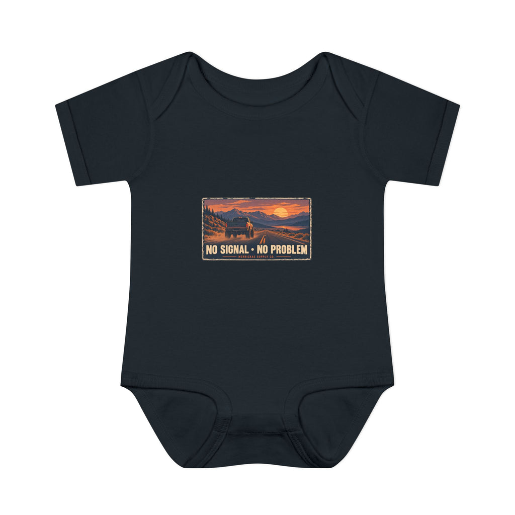No Signal No Problem Baby Onesie