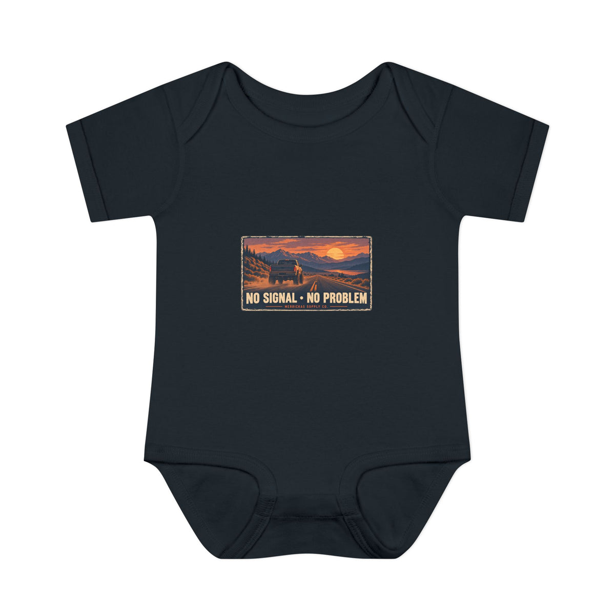 No Signal No Problem Baby Onesie