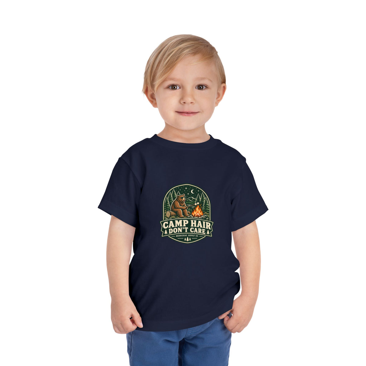 Camp Hair Don't Care Toddler Tee