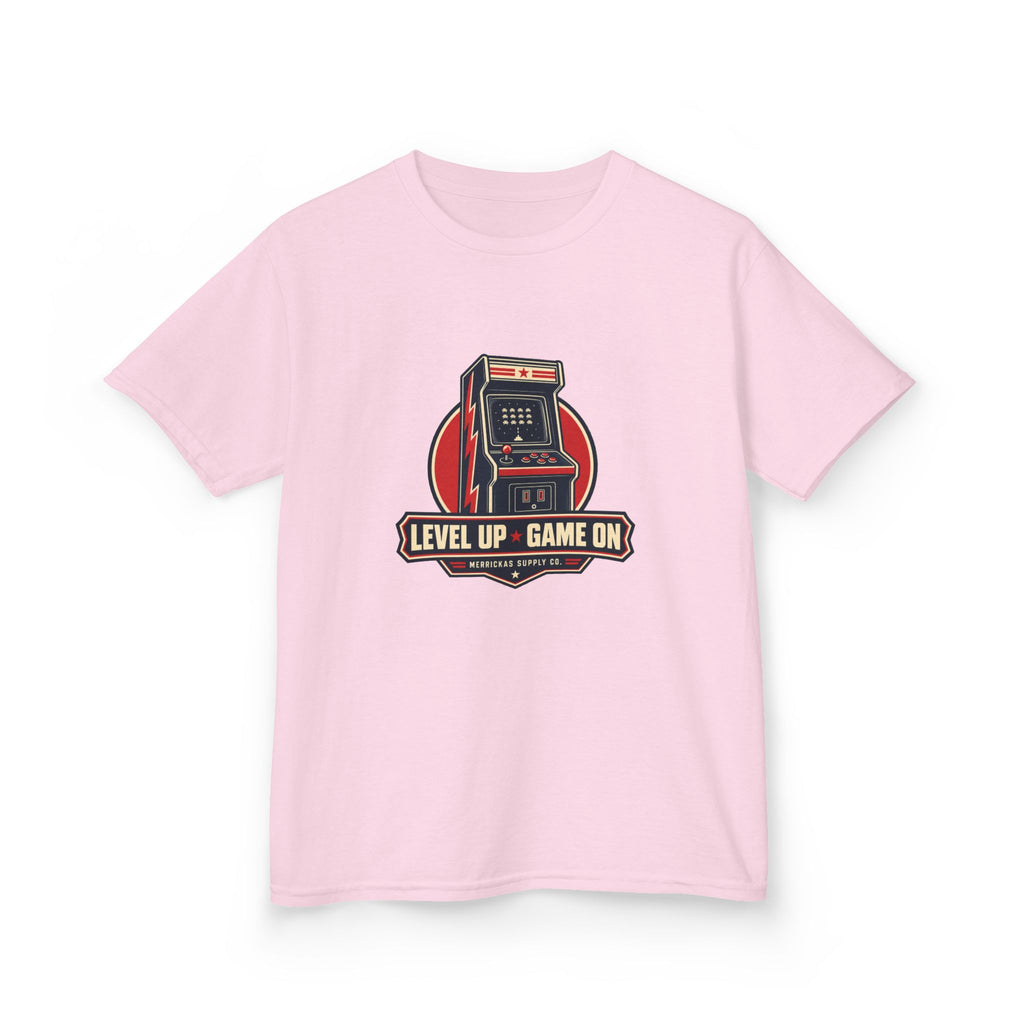 Level Up Game On Kids Tee