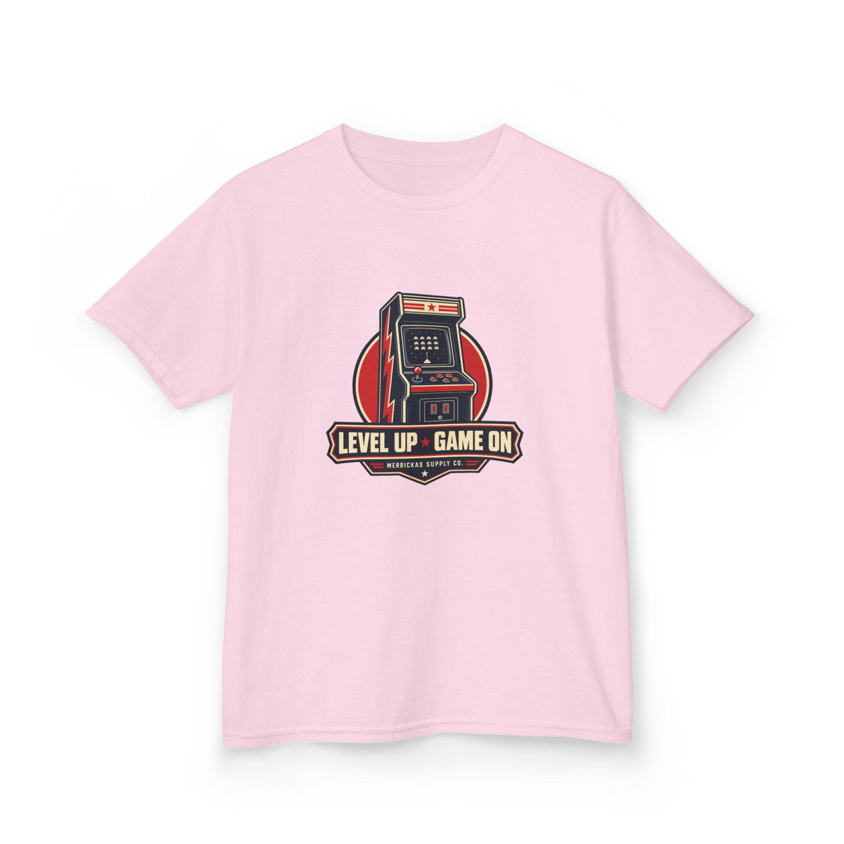 Level Up Game On Kids Tee