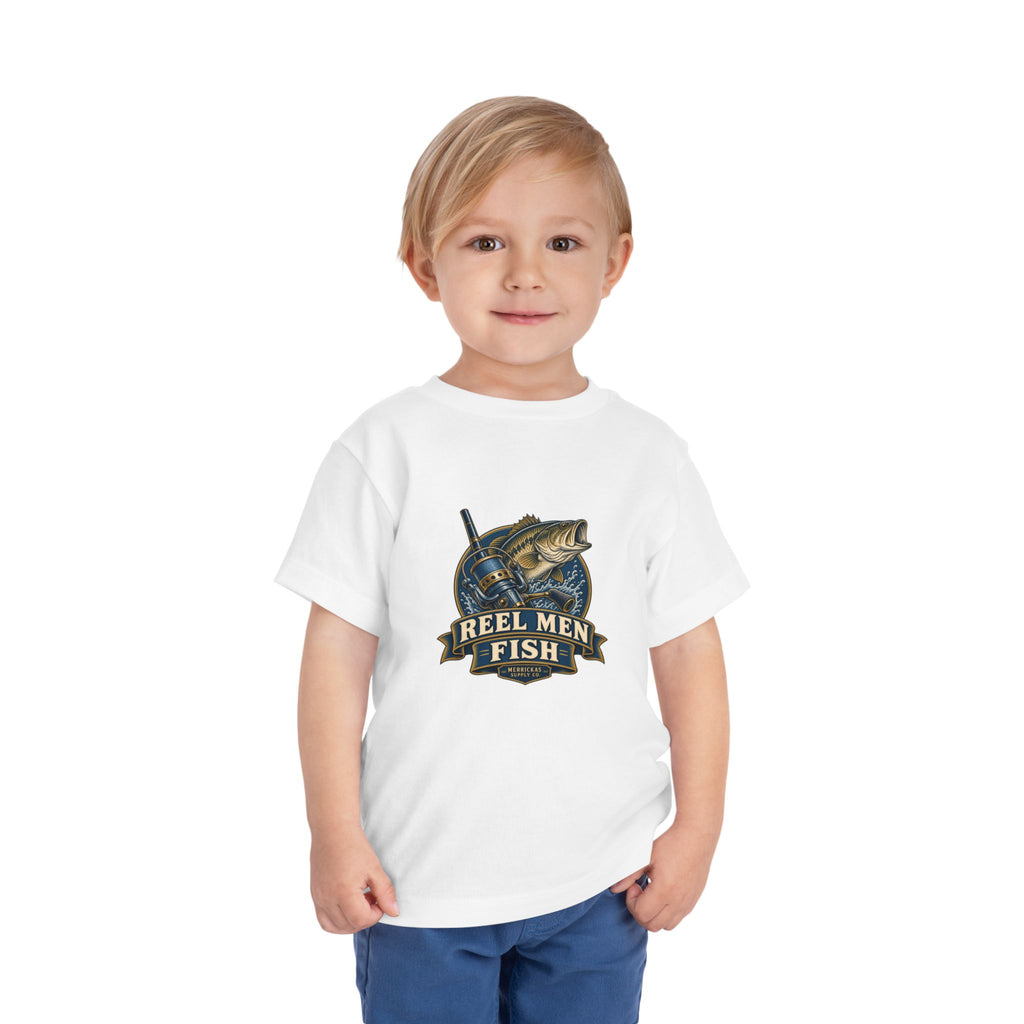 Reel Men Fish Toddler Tee