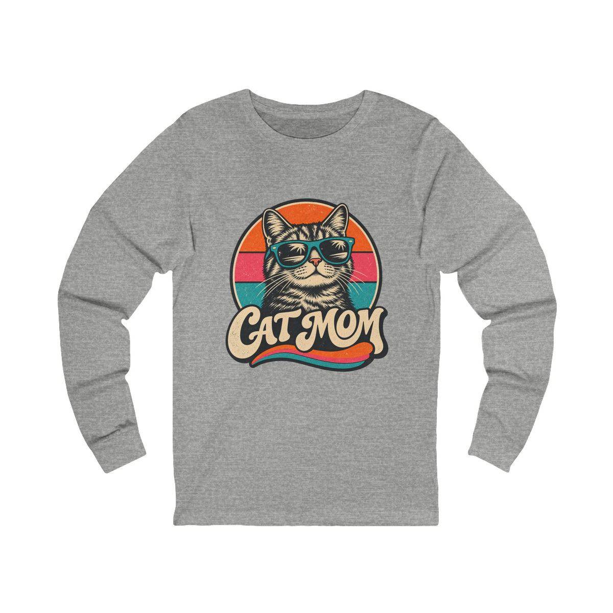 Cat Mom Long Sleeve Tee