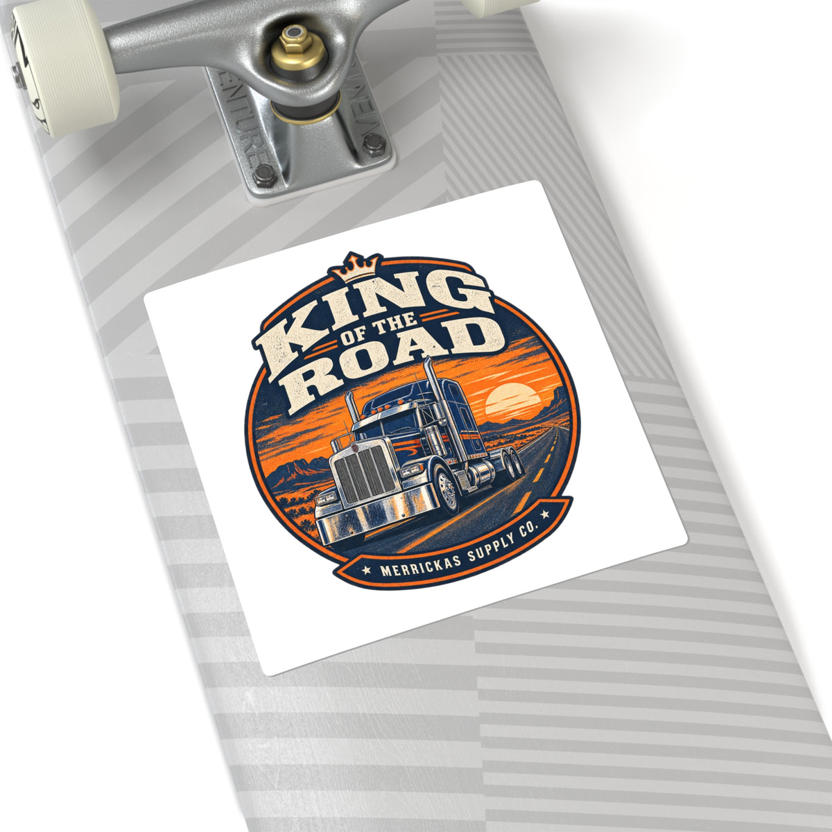 King Of The Road Sticker