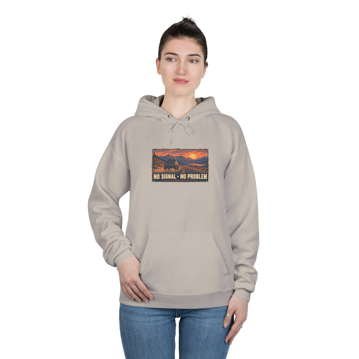 No Signal No Problem Heavyweight Hoodie