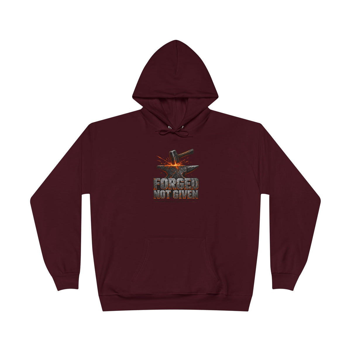 Forged Not Given Heavyweight Hoodie