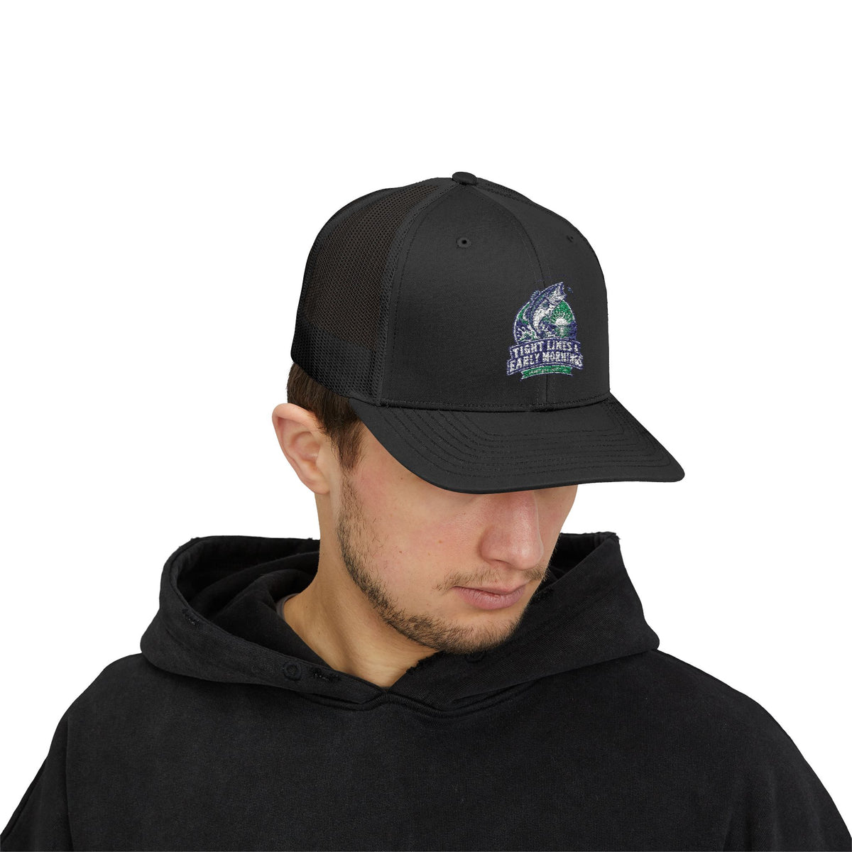 Tight Lines & Early Mornings Snapback Trucker Hat