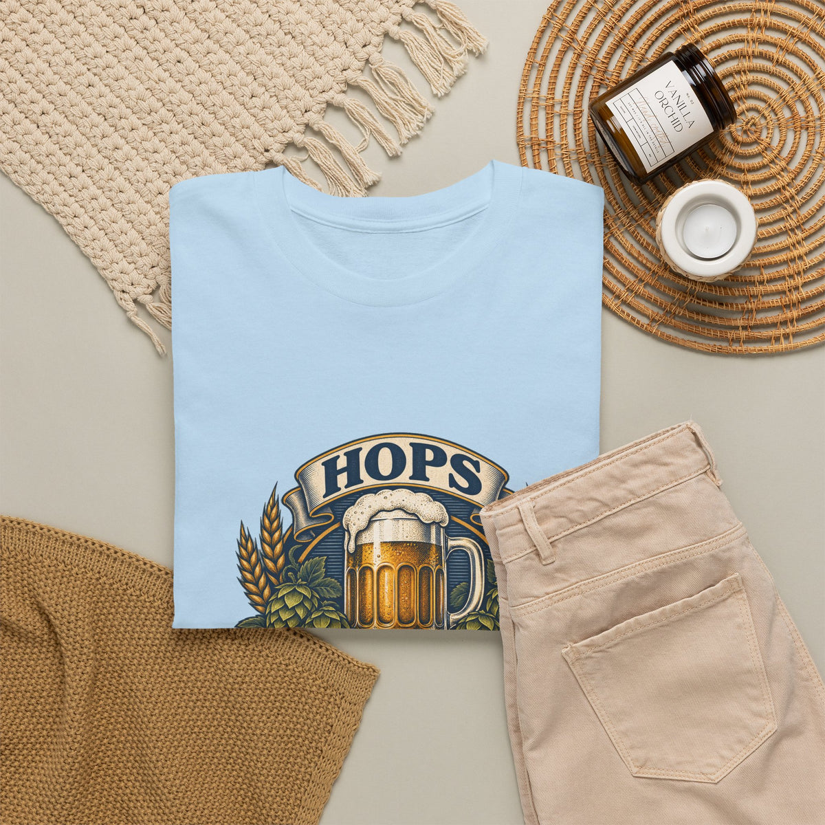 Hops Hope And Happy Hour Classic Tee