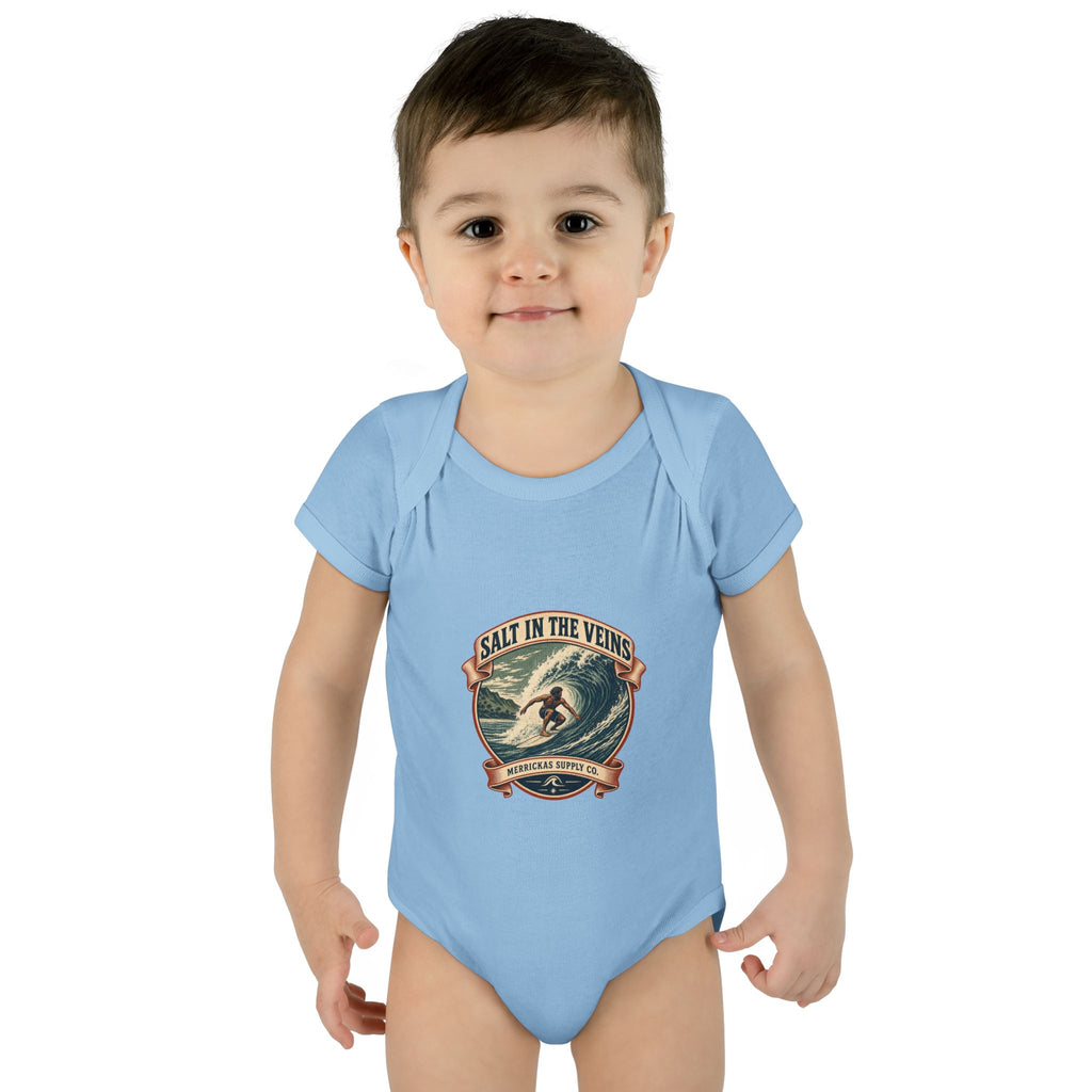 Salt In The Veins Baby Onesie