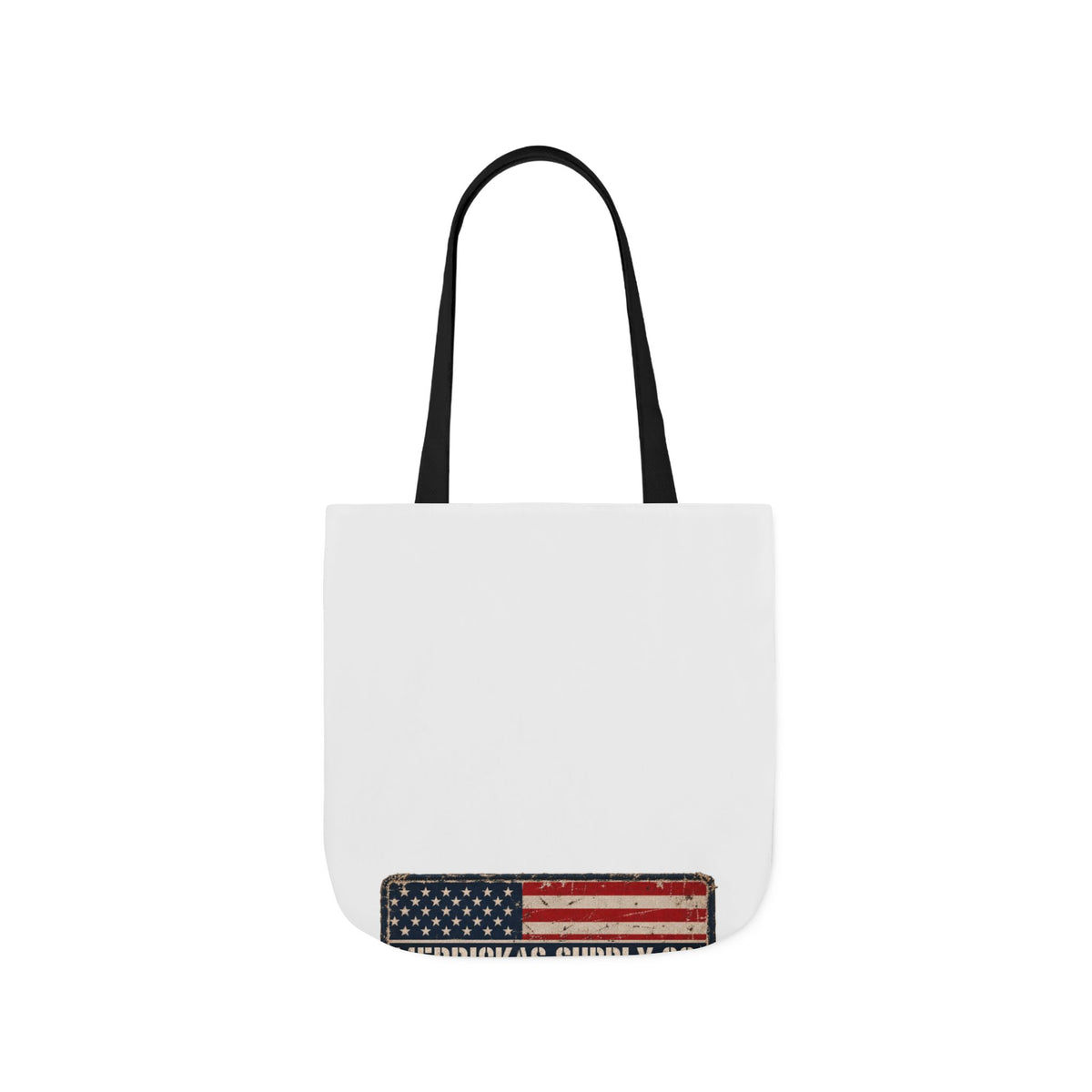 Merrickas American Flag Patch Canvas Wall Art