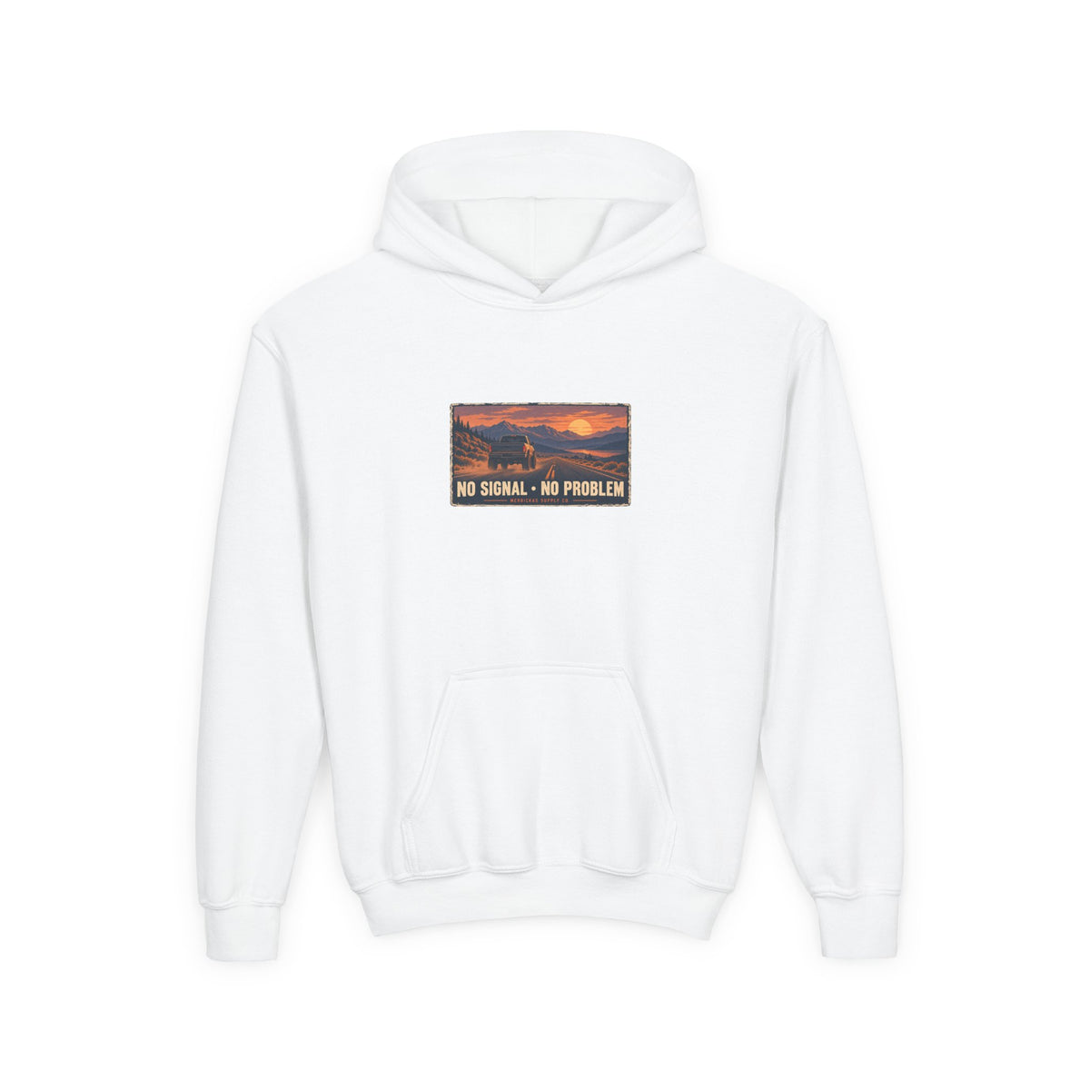 No Signal No Problem Youth Hoodie