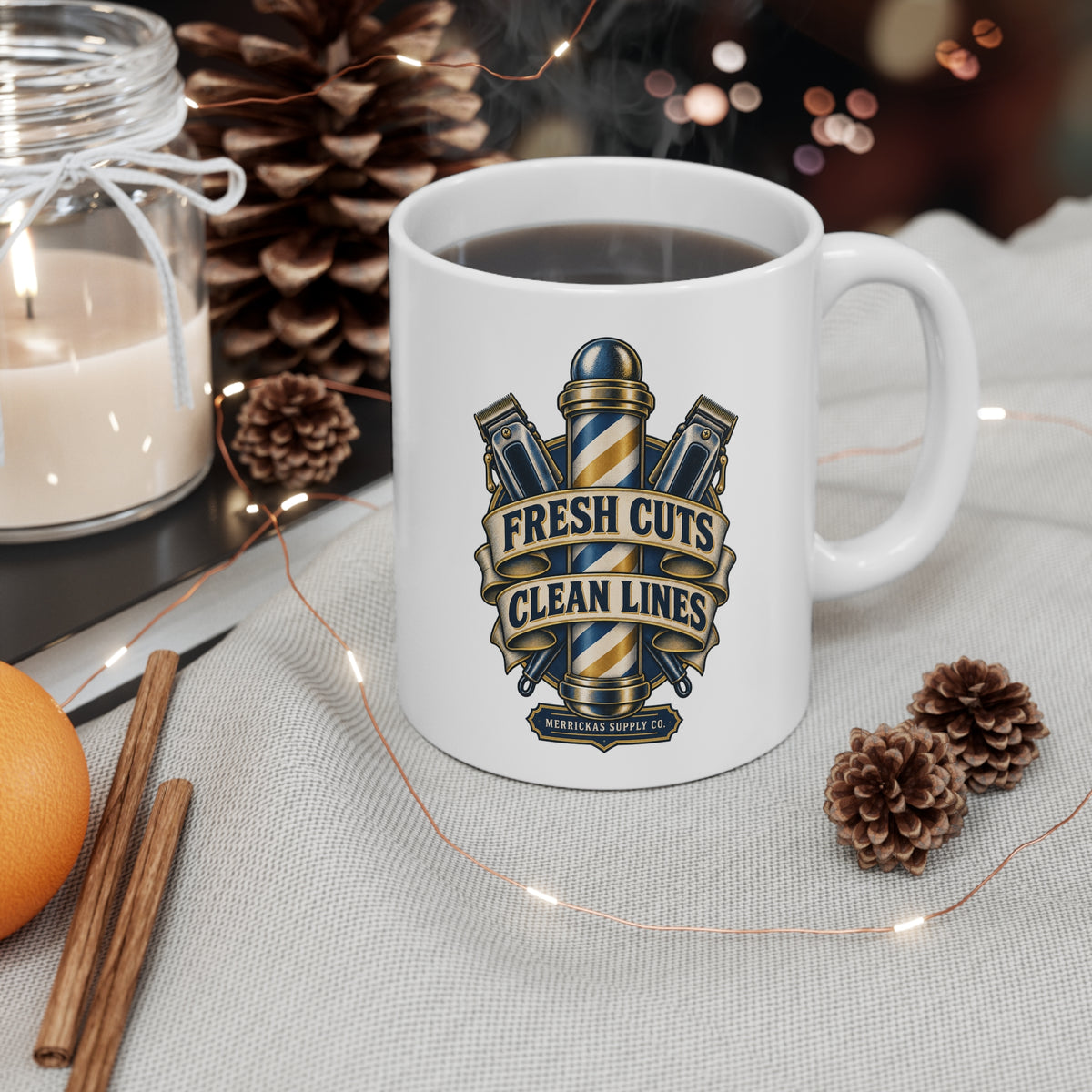 Fresh Cuts Clean Lines Coffee Mug 11oz