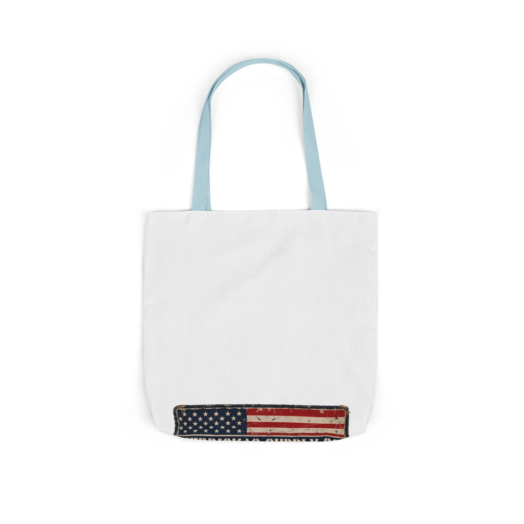 Merrickas American Flag Patch Canvas Wall Art